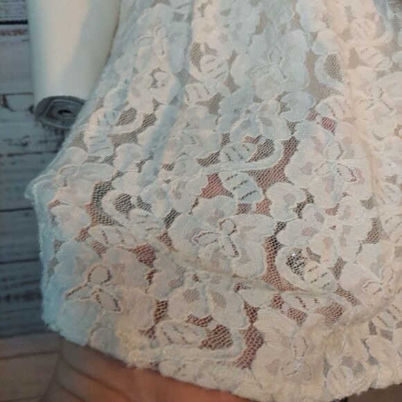 Blue White Sleeveless Girls sz Large Dress - Picture 5 of 8